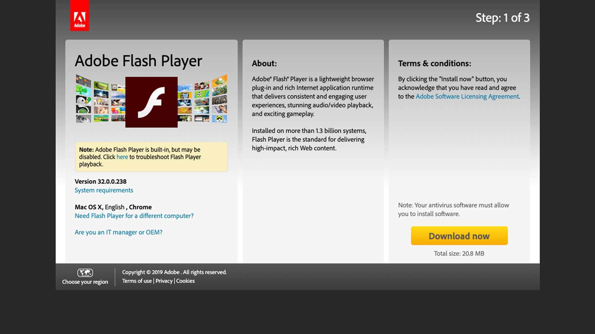 Adobe Fix My Flash Player